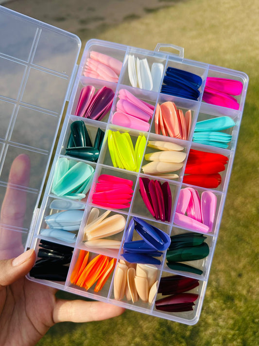 576 Nails Set with FREE Gel & Sticker