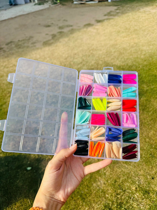 576 Nails Set with FREE Gel & Sticker